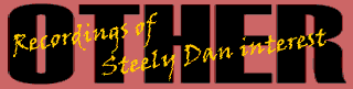 OTHER RELEASES OF INTEREST
